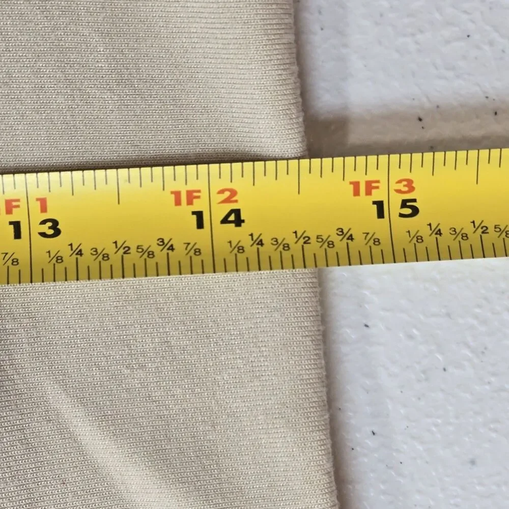 Better Together Modal Blend Hooded Long Sleeve Crop Sweatshirt in Taupe SZ S - Picture 4 of 5